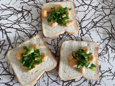 Daržovių ir šviežios kotletos sumuštinis Žingsnis 7