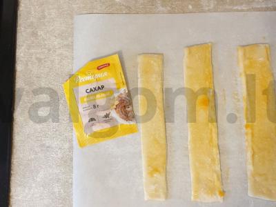 Kreminiai pagaliukai su vanile ir šokoladu Žingsnis 3