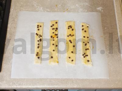 Kreminiai pagaliukai su vanile ir šokoladu Žingsnis 4