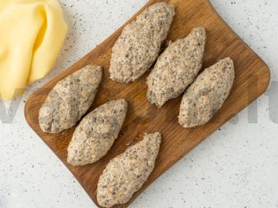 Grybų kotletai iš šampinjonų Žingsnis 5