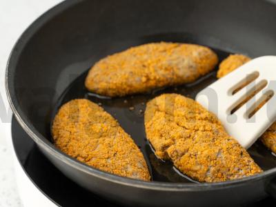 Grybų kotletai iš šampinjonų Žingsnis 7