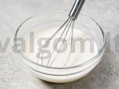 Sūrio nesaldžios vaflės Žingsnis 3