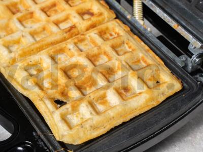 Sūrio nesaldžios vaflės Žingsnis 9