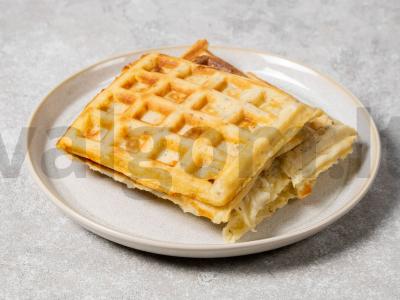 Sūrio nesaldžios vaflės Žingsnis 10