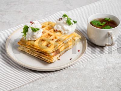 Sūrio nesaldžios vaflės pagrindine nuotrauka