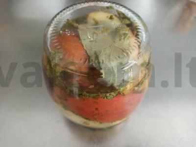 Greitai marinuoti obuoliai Žingsnis 7