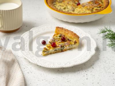 Varškės pyragas su špinatais pagrindine nuotrauka