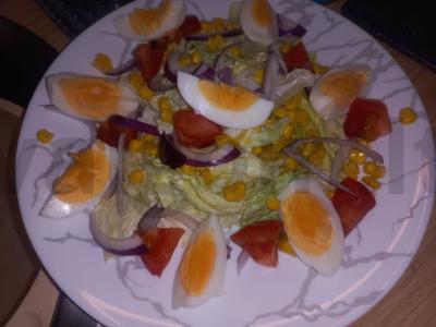 Vištienos kepenėlių salotos Žingsnis 4