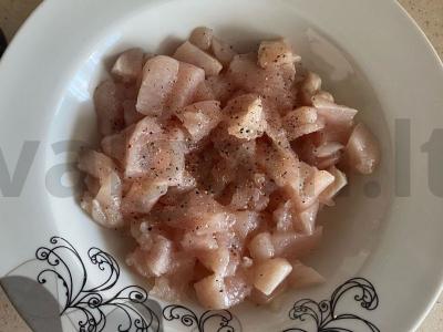 Antras patiekalas „Eglutės su mėsa ir prieskoniais“ Žingsnis 2