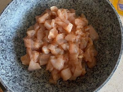 Antras patiekalas „Eglutės su mėsa ir prieskoniais“ Žingsnis 5