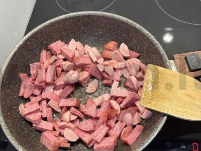 Karbonares makaronai grietinėlės padaže Žingsnis 3