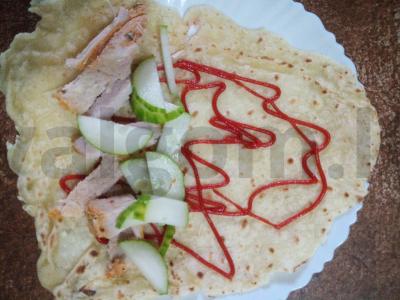 Karpanadas lavaše Žingsnis 5