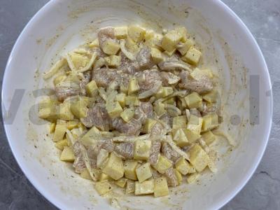 Keptas vištienos filė su bulvėmis Žingsnis 4