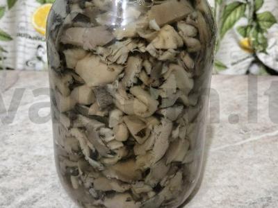 Greitai marinuoti pievagrybiai su aštriu skoniu Žingsnis 6