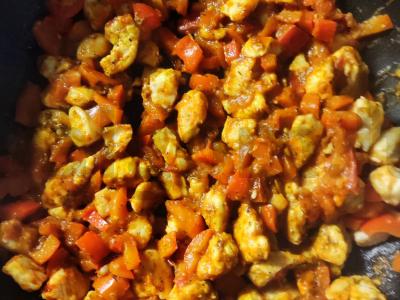 Kvesadija su vištiena Žingsnis 6