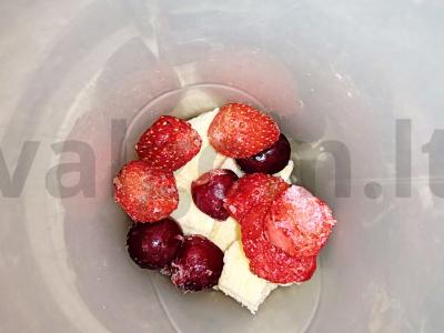 Skystas ledai „Braškė-viena“ Žingsnis 2