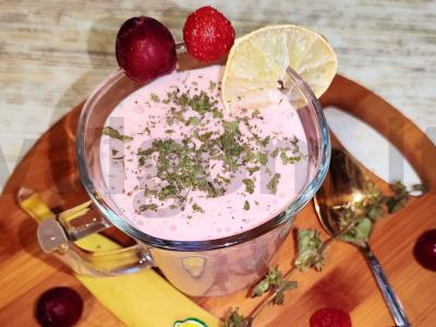 Skystas ledai „Braškė-viena“ pagrindine nuotrauka