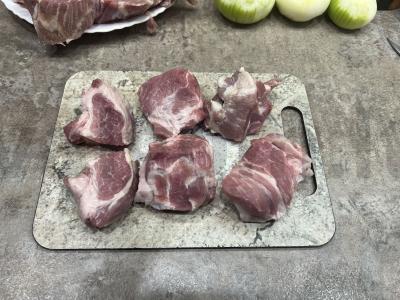 Šašlykas iš kiaulienos kaklo Žingsnis 1