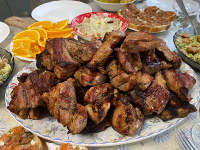 Šašlykas iš kiaulienos kaklo pagrindine nuotrauka