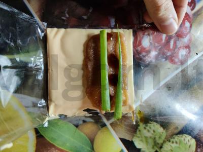 Rulė su menkių ikrais ir unagi padažu Žingsnis 4