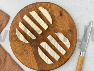 Halloumi su bekonu Žingsnis 1