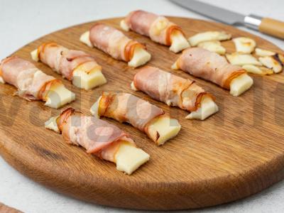 Halloumi su bekonu Žingsnis 3