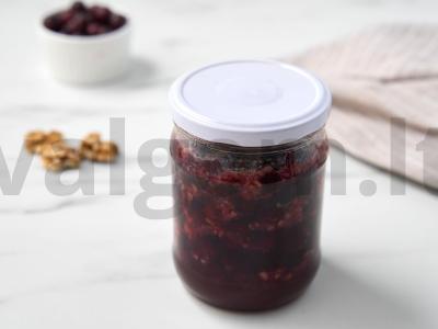 Kryžiuočių uogienė su graikiniais riešutais Žingsnis 5