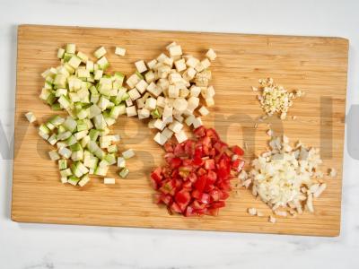 Sriuba „Ratatouille“ Žingsnis 1