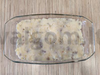 Klasikinis bulvių apkepas su mėsos faršu Žingsnis 10