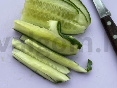 Namų ritinėliai su upėtakiu Žingsnis 2