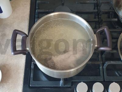 Sūrusis sriuba su kalakutiena ir ryžiais Žingsnis 1