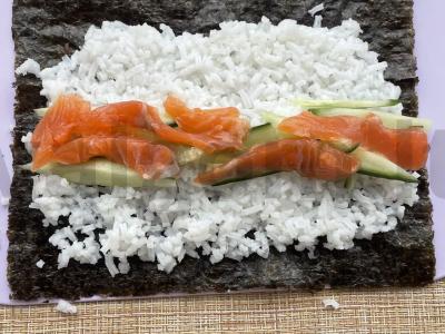 Namų ritinėliai su upėtakiu Žingsnis 5