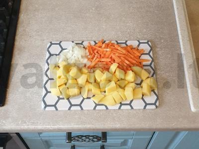 Sūrusis sriuba su kalakutiena ir ryžiais Žingsnis 3