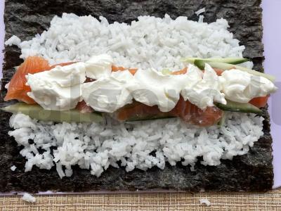 Namų ritinėliai su upėtakiu Žingsnis 6