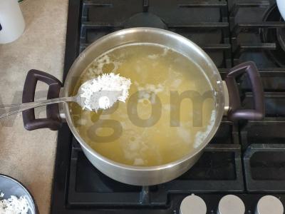 Sūrusis sriuba su kalakutiena ir ryžiais Žingsnis 7