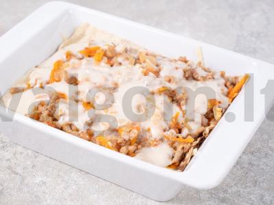 Lazanija iš lavašo Žingsnis 14