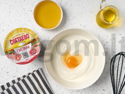 Meduoliai su grietine Žingsnis 1