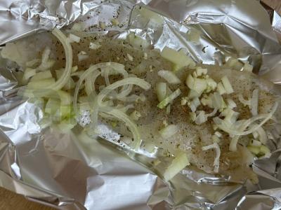 Menkių filė orkaitėje su graikiškais prieskoniais Žingsnis 5