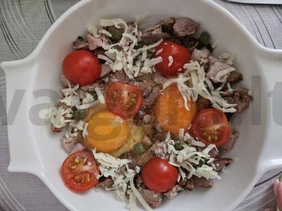 Skani kiaušinienė su šašlyku orkaitėje Žingsnis 3