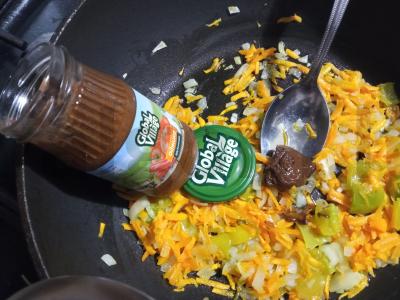 Pupelių sriuba ant ančių sultinio su adžika Žingsnis 2