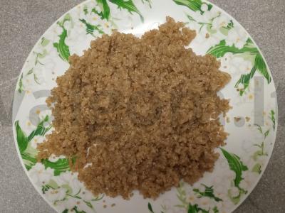 Kvinoja, aštuonkojai ir daržovės pusryčiai Žingsnis 1