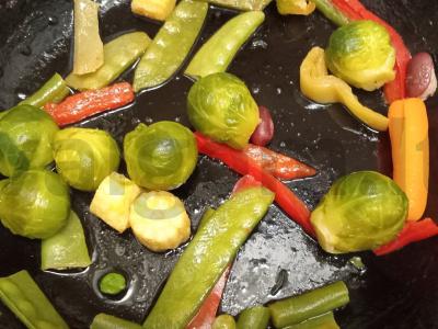 Kvinoja, aštuonkojai ir daržovės pusryčiai Žingsnis 2