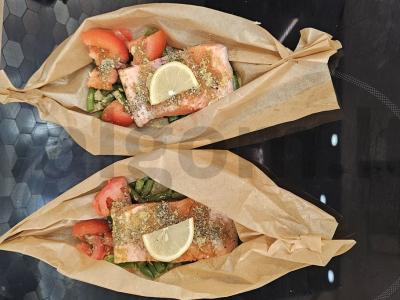 Kepta upėtakis su daržovėmis orkaitėje Žingsnis 3