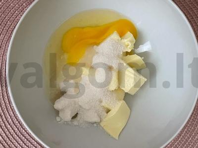 Muffinai su moliūgų tyrė Žingsnis 3