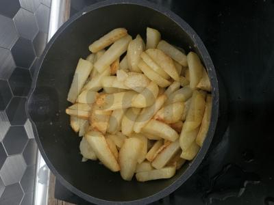 Keptas bulves su grybų padažu vakarienei Žingsnis 5