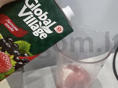 Kokteilis „Braškės nuotaika“ Žingsnis 2