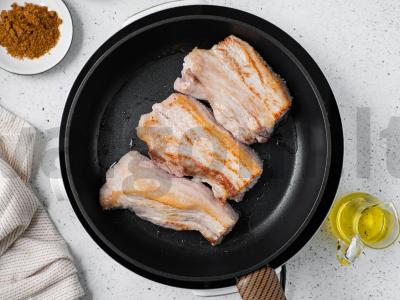 Kepama šoninė aluje Žingsnis 2