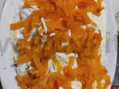 Klasikinis receptas salotai „Silkė po kailiu“ Žingsnis 5