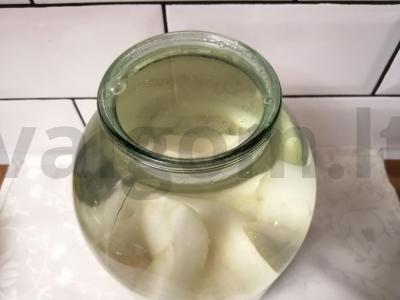 Kriaušių kompotas žiemai Žingsnis 5