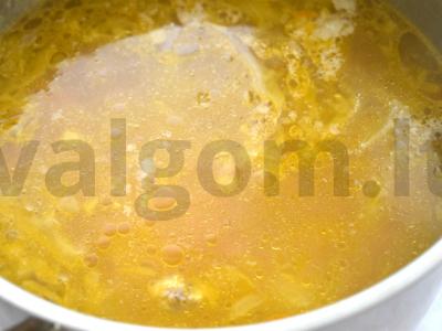 Namų barščiai su raugintais kopūstais Žingsnis 6